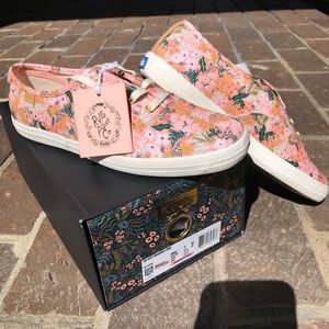 BNIB Rifle Paper Keds in Meadow Pink